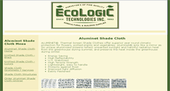 Desktop Screenshot of aluminetshadecloth.com